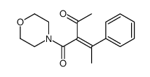 1-morpholin-4-yl-2-(1-phenylethylidene)butane-1,3-dione Structure