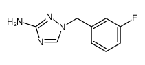 1-(3-FLUORO-BENZYL)-1H-[1,2,4]TRIAZOL-3-YLAMINE Structure