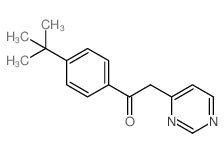 1-(4-叔丁苯基)-2-嘧啶-4-基乙酮结构式