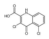 Kynurenic acid,3,5-dichloro- (5CI)结构式