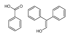 benzoic acid,2,2-diphenylethenol结构式