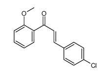 3-(4-chlorophenyl)-1-(2-methoxyphenyl)prop-2-en-1-one Structure