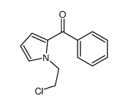 [1-(2-CHLORO-ETHYL)-1H-PYRROL-2-YL]-PHENYL-METHANONE结构式