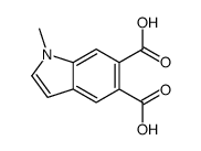 1-methylindole-5,6-dicarboxylic acid Structure