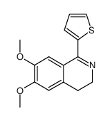 6,7-dimethoxy-1-(thiophen-2-yl)-3,4-dihydroisoquinoline Structure