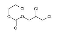 2-chloroethyl 2,3-dichloropropyl carbonate Structure