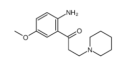 1-(2-amino-5-methoxyphenyl)-3-piperidin-1-ylpropan-1-one Structure