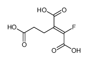 trans-Fluorohomoaconitic acid Structure