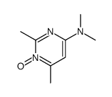 N,N,2,6-tetramethyl-1-oxidopyrimidin-1-ium-4-amine Structure