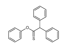 diphenylthioacetic acid O-phenyl ester Structure