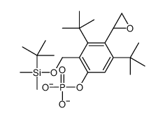 [3,5-ditert-butyl-2-[[tert-butyl(dimethyl)silyl]oxymethyl]-4-[(2R)-oxiran-2-yl]phenyl] phosphate Structure