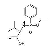 (2S)-2-[[ethoxy(phenyl)phosphoryl]amino]-3-methylbutanoic acid结构式