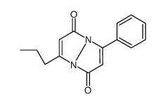 5-phenyl-1-propylpyrazolo[1,2-a]pyrazole-3,7-dione Structure