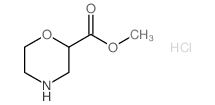 Methyl morpholine-2-carboxylate hydrochloride structure