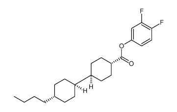 [1,1\'-Bicyclohexyl]-4-carboxylic acid, 4\'-butyl-, 3,4-difluorophenyl ester, (trans,trans)- picture