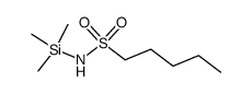 N-(Trimethylsilyl)-pentan-1-sulfonamid Structure