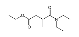 N,N-diethyl-3-methyl-succinamic acid ethyl ester Structure