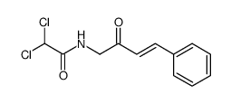 dichloro-acetic acid-(2-oxo-4-phenyl-but-3-enylamide) Structure