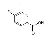 5-Fluoro-6-methylpyridine-2-carboxylic acid Structure