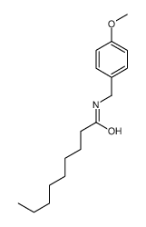 N-[(4-methoxyphenyl)methyl]nonanamide Structure