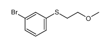 (3-bromophenyl)(2-methoxyethyl)sulfane picture