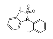 1-(2-Fluorophenyl)-1,3-dihydro-2,1,3-benzothiadiazole 2,2-dioxide结构式