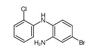 4-bromo-N1-(2-chlorophenyl)benzene-1,2-diamine Structure