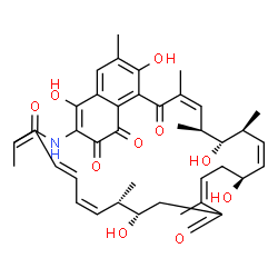 30-Dechloro-30-hydroxynaphthomycin A结构式