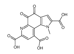 1-Methyl-4,5-dioxo-4,5-dihydro-1H-pyrrolo[2,3-f]quinoline-2,7,9-tricarboxylic acid Structure