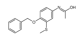 O-BENZYL-S-METHYL-3-THIOACETAMINOPHEN structure