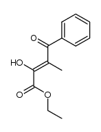 (Z)-ethyl 2-hydroxy-3-methyl-4-oxo-4-phenylbut-2-enoate Structure