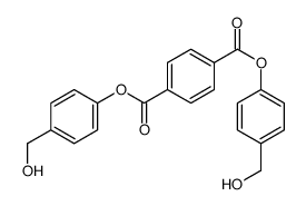 bis[4-(hydroxymethyl)phenyl] benzene-1,4-dicarboxylate Structure