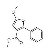 methyl 5-methoxy-2-phenylfuran-3-carboxylate Structure