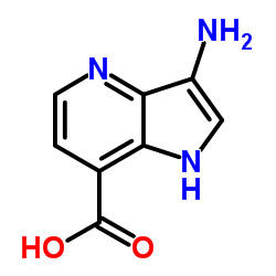 3-Amino-4-azaindole-7-carboxylic acid structure