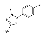 3-Amino-5-[p-chlor-phenyl]-1-methyl-pyrazol结构式