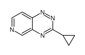 3-cyclopropylpyrido[3,4-e][1,2,4]triazine结构式