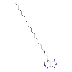 6-(octadecylthio)purine Structure