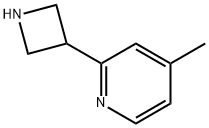 2-(azetidin-3-yl)-4-methylpyridine结构式