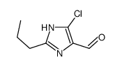 5-chloro-2-propyl-1H-imidazole-4-carbaldehyde Structure