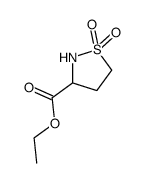 1,1-dioxo-1λ6-isothiazolidine-3-carboxylic acid ethyl ester structure