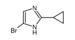 4-Bromo-2-cyclopropyl-1H-imidazole Structure