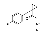 1-[1-(4-Bromophenyl)cyclopropyl]-2-diazoethanone Structure