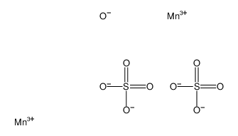 dimanganese tris(sulphate)结构式