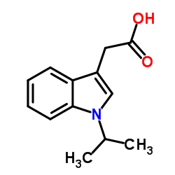 (1-Isopropyl-1H-indol-3-yl)acetic acid Structure