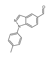 1-p-tolyl-1H-indazole-5-carbaldehyde Structure