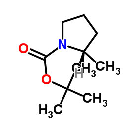 (S)-2-甲基吡咯烷-1-羧酸叔丁酯结构式