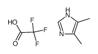 Trifluoro-acetic acid; compound with 4,5-dimethyl-1H-imidazole Structure