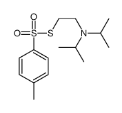 N-[2-(4-methylphenyl)sulfonylsulfanylethyl]-N-propan-2-ylpropan-2-amine Structure