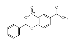 4-苄氧基-3-硝基苯乙酮结构式