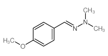 Benzaldehyde,4-methoxy-, 2,2-dimethylhydrazone picture